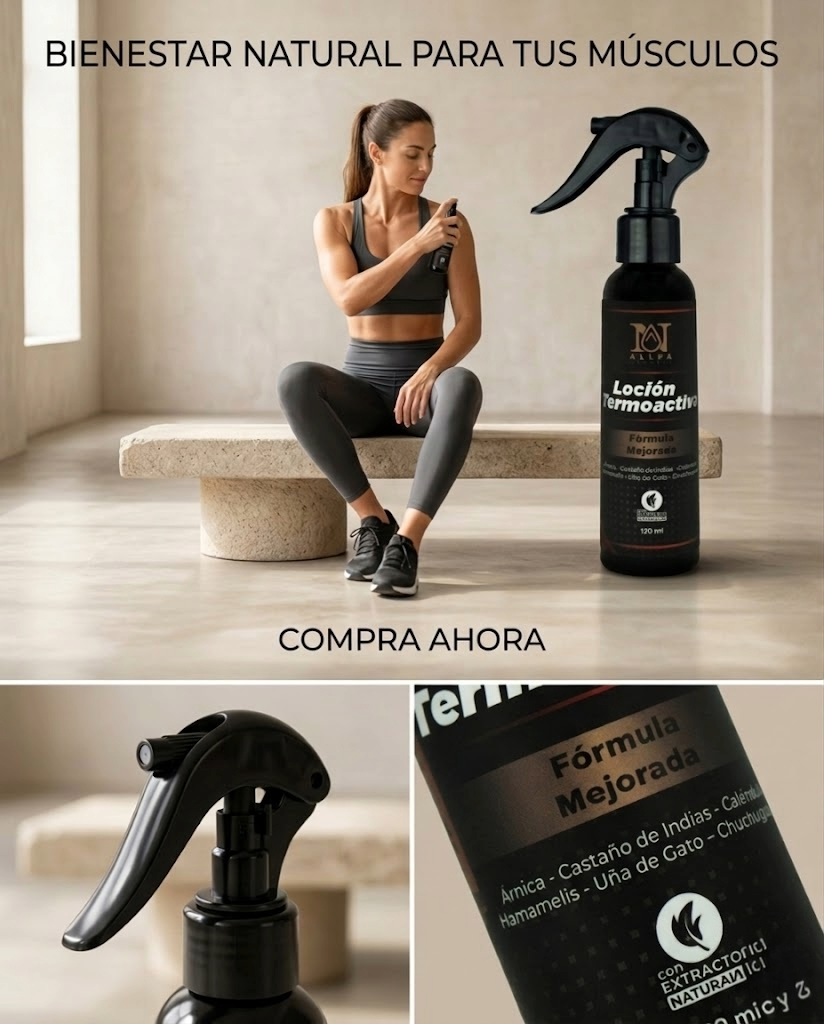 Loción Termoactiva Para Músculos y Articulaciones